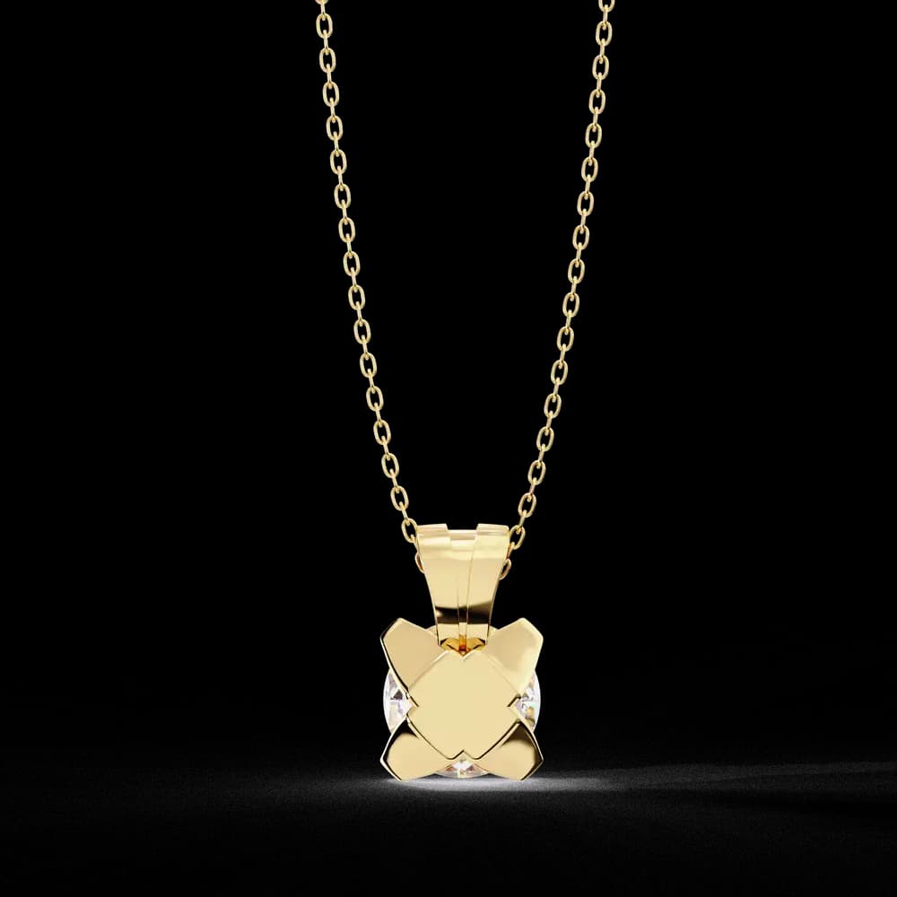 Ethical Lab Grown Diamond Solitaire Pendant - Image 11 Ethical Lab Grown Diamond Solitaire Pendant, view 11 of 16