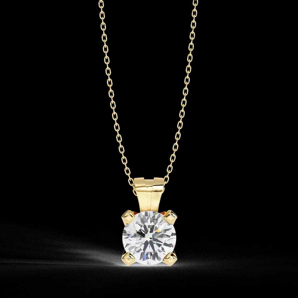 Ethical Lab Grown Diamond Solitaire Pendant - Image 8 Ethical Lab Grown Diamond Solitaire Pendant, view 8 of 16