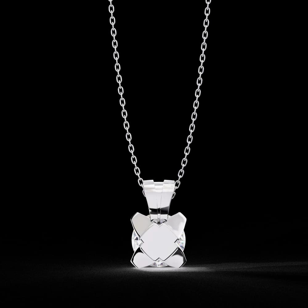 Ethical Lab Grown Diamond Solitaire Pendant - Image 9 Ethical Lab Grown Diamond Solitaire Pendant, view 9 of 16