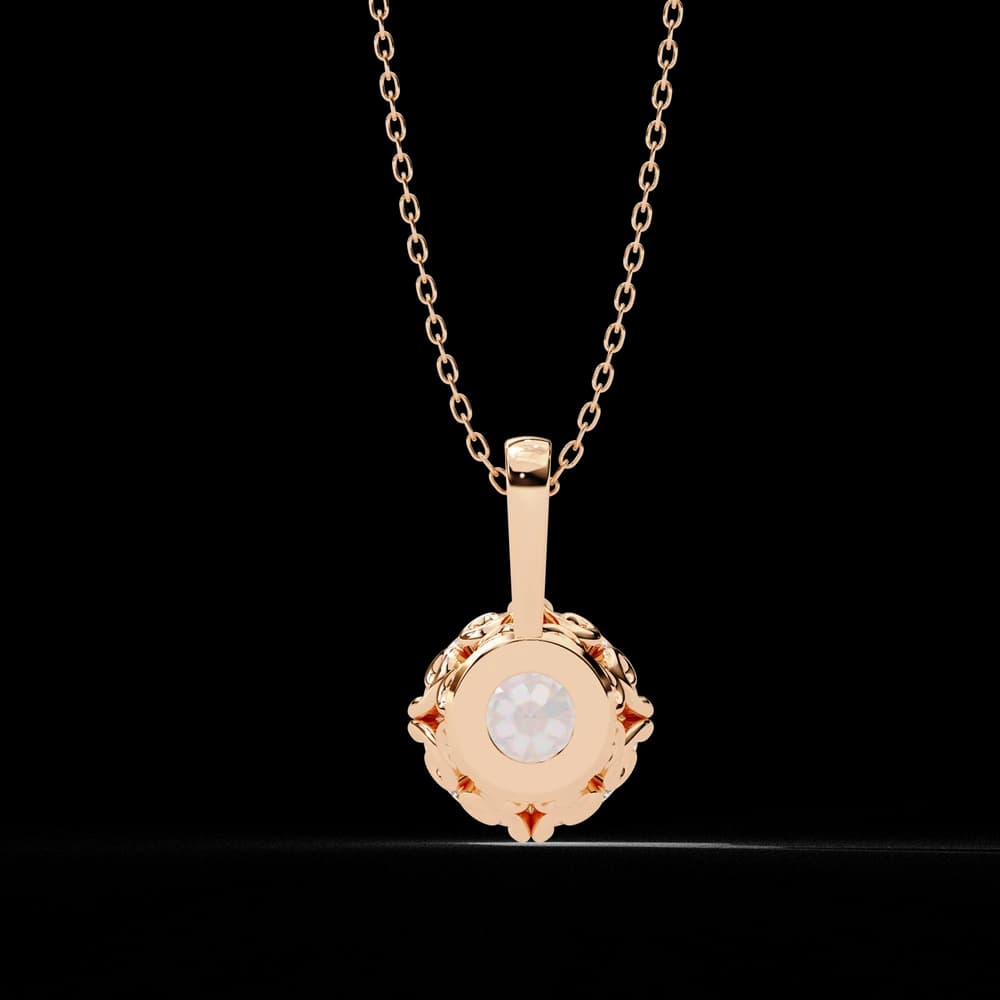 Everyday Lab Grown Diamond Solitaire Pendant - Image 7 Everyday Lab Grown Diamond Solitaire Pendant, view 7 of 16