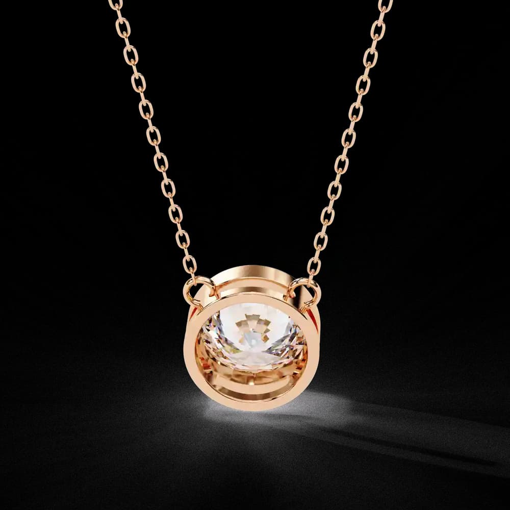 Everyday Luxury Lab Grown Diamond Pendant - Image 10 Everyday Luxury Lab Grown Diamond Pendant, view 10 of 16