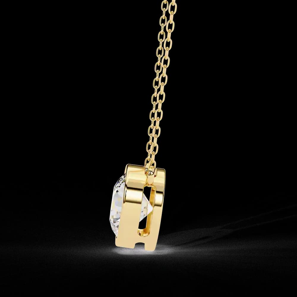 Everyday Luxury Lab Grown Diamond Pendant - Image 14 Everyday Luxury Lab Grown Diamond Pendant, view 14 of 16