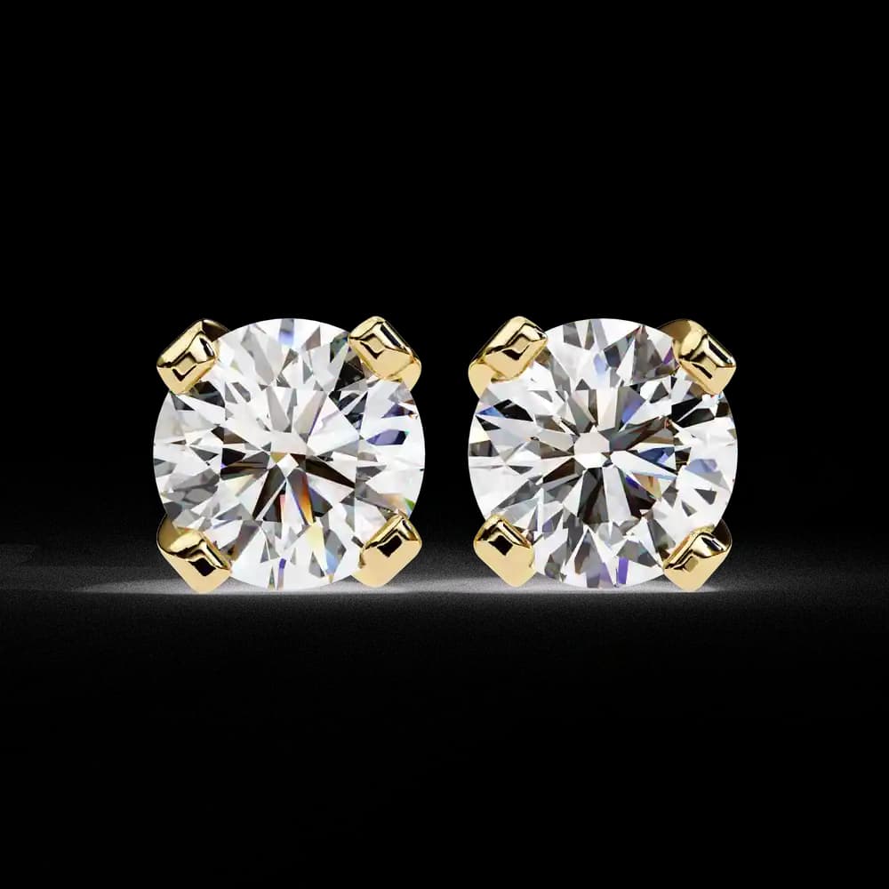 Everyday Sparkle Lab Grown Diamond Stud Earrings - Image 1 Everyday Sparkle Lab Grown Diamond Stud Earrings, view 1 of 16