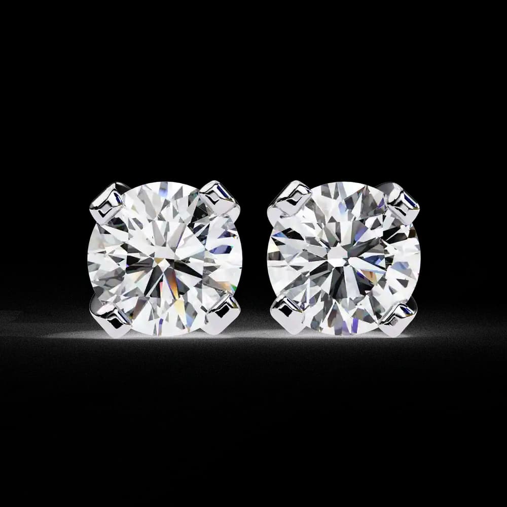Everyday Sparkle Lab Grown Diamond Stud Earrings - Image 10 Everyday Sparkle Lab Grown Diamond Stud Earrings, view 10 of 16