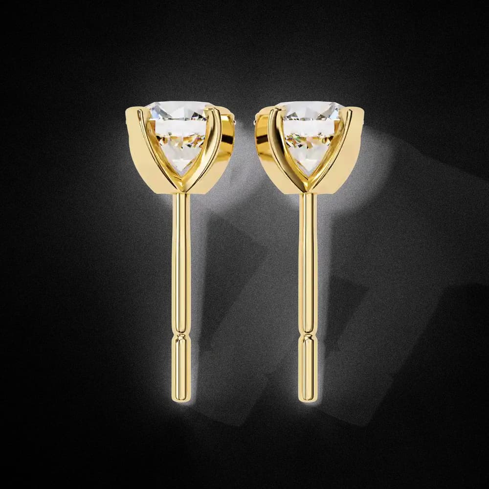 Everyday Sparkle Lab Grown Diamond Stud Earrings - Image 5 Everyday Sparkle Lab Grown Diamond Stud Earrings, view 5 of 16