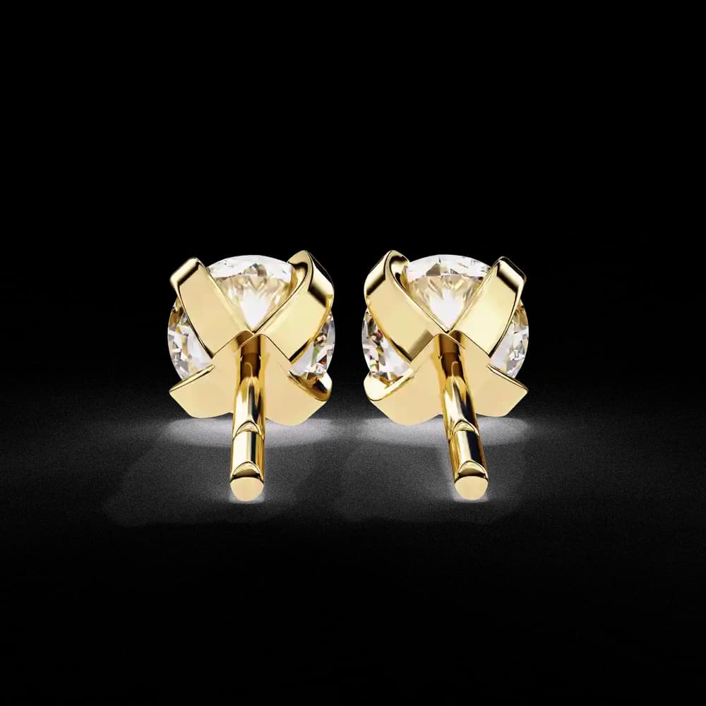 Everyday Sparkle Lab Grown Diamond Stud Earrings - Image 6 Everyday Sparkle Lab Grown Diamond Stud Earrings, view 6 of 16