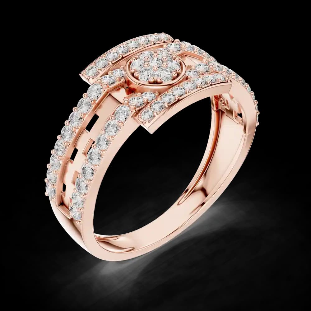 Exclusive Lab grown diamond ring style - Image 1 Exclusive Lab grown diamond ring style, view 1 of 1