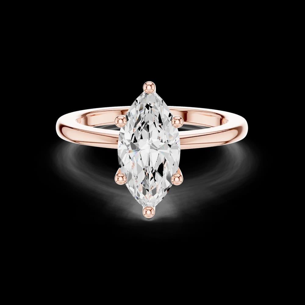 Exquisite 1.5 ct Marquise Diamond Lab Grown Diamond Ring - Image 1 Exquisite 1.5 ct Marquise Diamond Lab Grown Diamond Ring, view 1 of 4