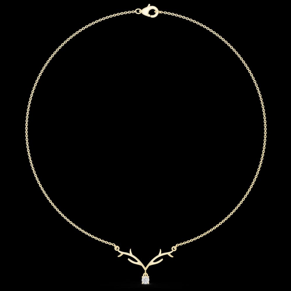 Exquisite Spherical Diamond Lab Grown Necklace - Image 3 Exquisite Spherical Diamond Lab Grown Necklace, view 3 of 6