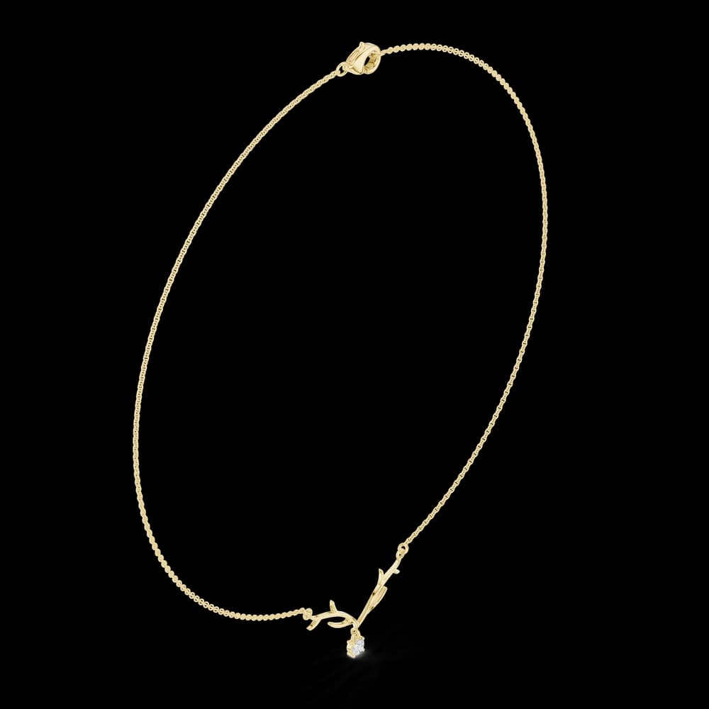 Exquisite Spherical Diamond Lab Grown Necklace - Image 4 Exquisite Spherical Diamond Lab Grown Necklace, view 4 of 6