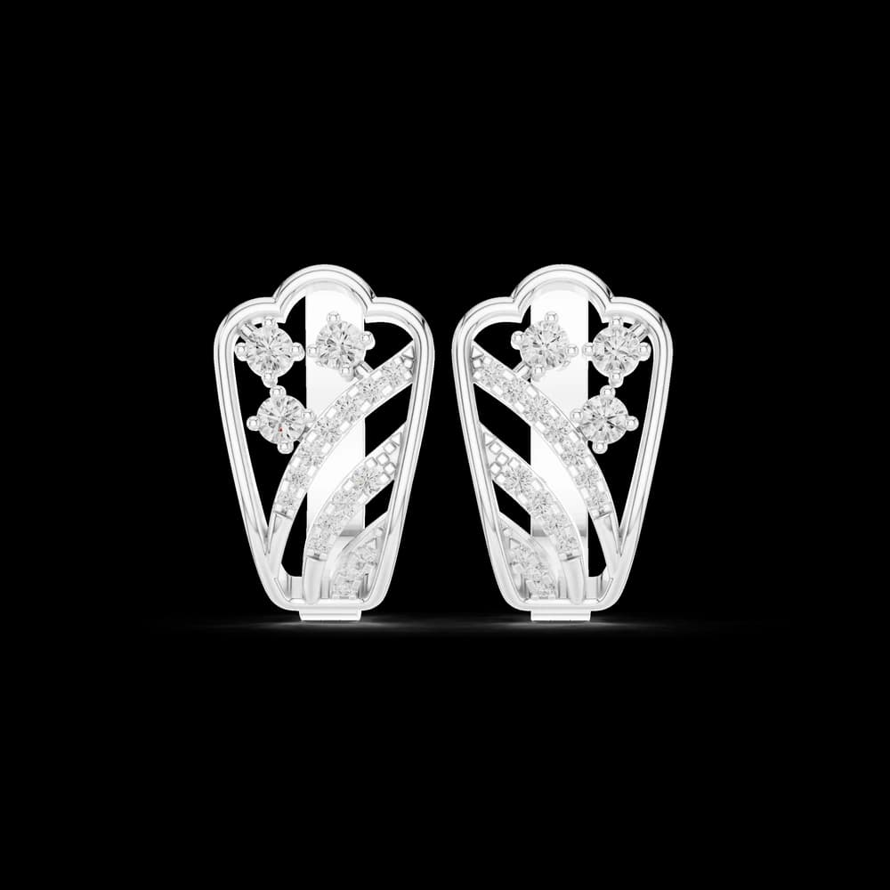 Fable Twist Lab Grown Diamond Earrings Dangles - Image 2 Fable Twist Lab Grown Diamond Earrings Dangles, view 2 of 6