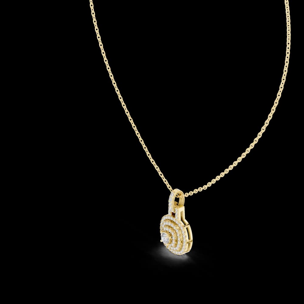 Fairy Dust lab grown diamond pendant - Image 5 Fairy Dust lab grown diamond pendant, view 5 of 6