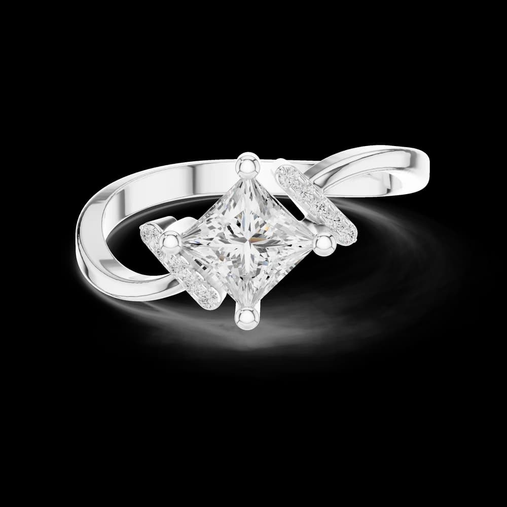 Feather Fancy Lab Grown Diamond Ring - Image 2 Feather Fancy Lab Grown Diamond Ring, view 2 of 6