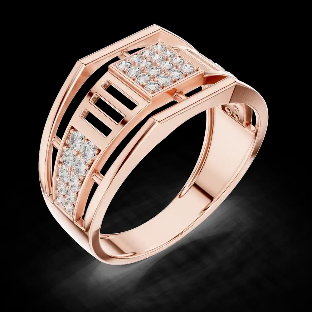 Feminine Lab grown diamond ring style - Image 1 Feminine Lab grown diamond ring style, view 1 of 1