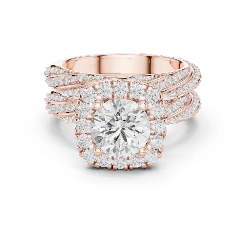 Fern Leaf Lab Grown Diamond Emerald Cut Solitaire - Image 1 Fern Leaf Lab Grown Diamond Emerald Cut Solitaire, view 1 of 9
