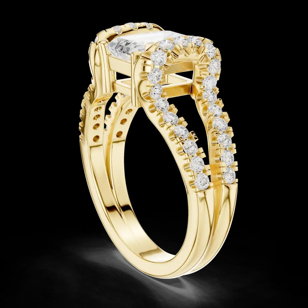 Filigree Lace Lab Grown Diamond Ring - Image 4 Filigree Lace Lab Grown Diamond Ring, view 4 of 6