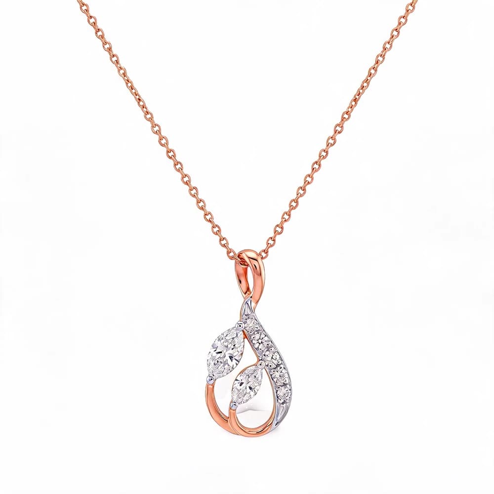 Fine Four Prong Lab Grown Diamond Pendant - Image 5 Fine Four Prong Lab Grown Diamond Pendant, view 5 of 5