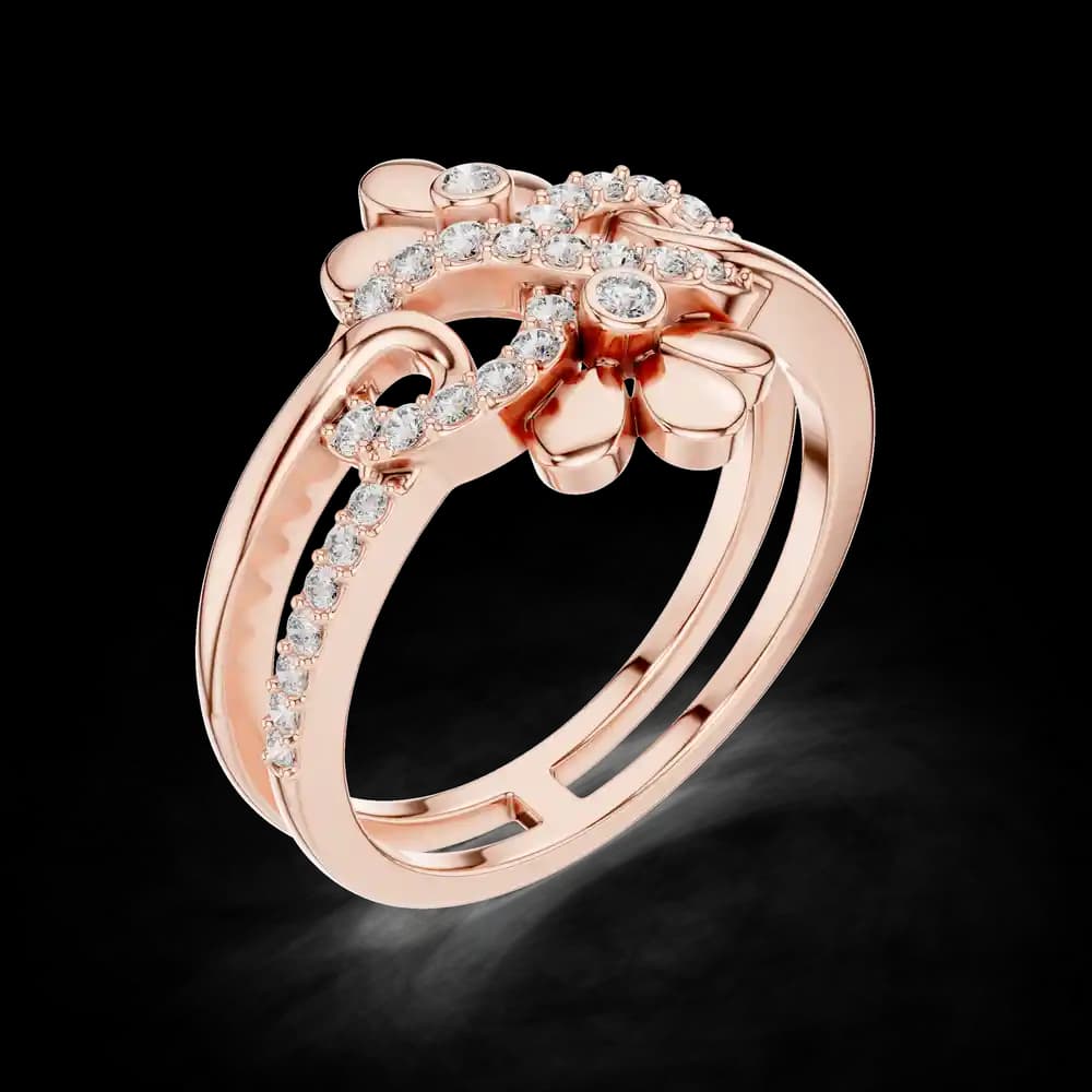 Fine Lab grown diamond ring style - Image 1 Fine Lab grown diamond ring style, view 1 of 1