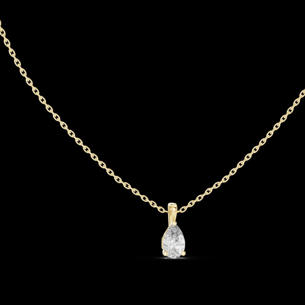 Fine Classic lab grown diamond pendant - Image 3 Fine Classic lab grown diamond pendant, view 3 of 6