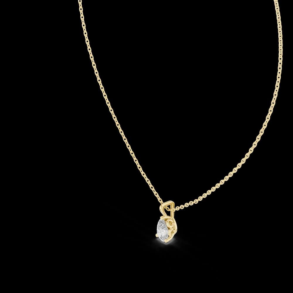 Fine Classic lab grown diamond pendant - Image 4 Fine Classic lab grown diamond pendant, view 4 of 6