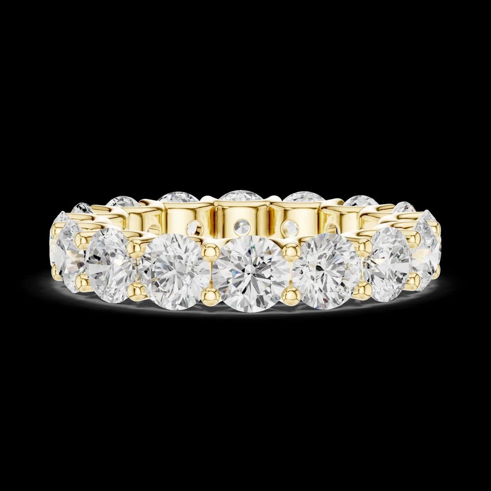 Round Eternity Four Prong Ring - Image 6 Round Eternity Four Prong Ring, view 6 of 6
