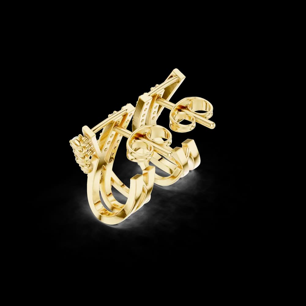 First Class lab grown diamond earring design - Image 5 First Class lab grown diamond earring design, view 5 of 6