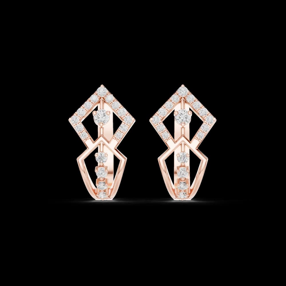 First Light lab grown diamond earring design - Image 1 First Light lab grown diamond earring design, view 1 of 6