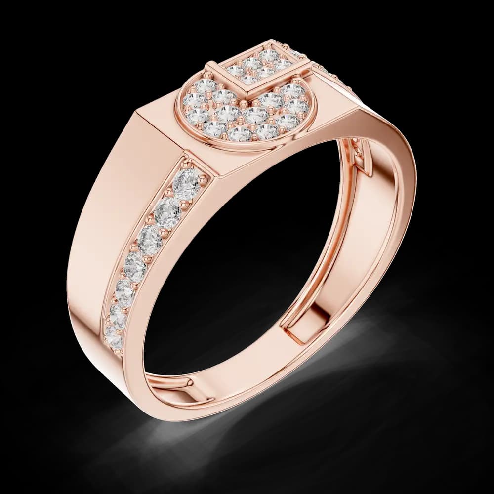 Flawless Lab grown diamond ring band - Image 1 Flawless Lab grown diamond ring band, view 1 of 1