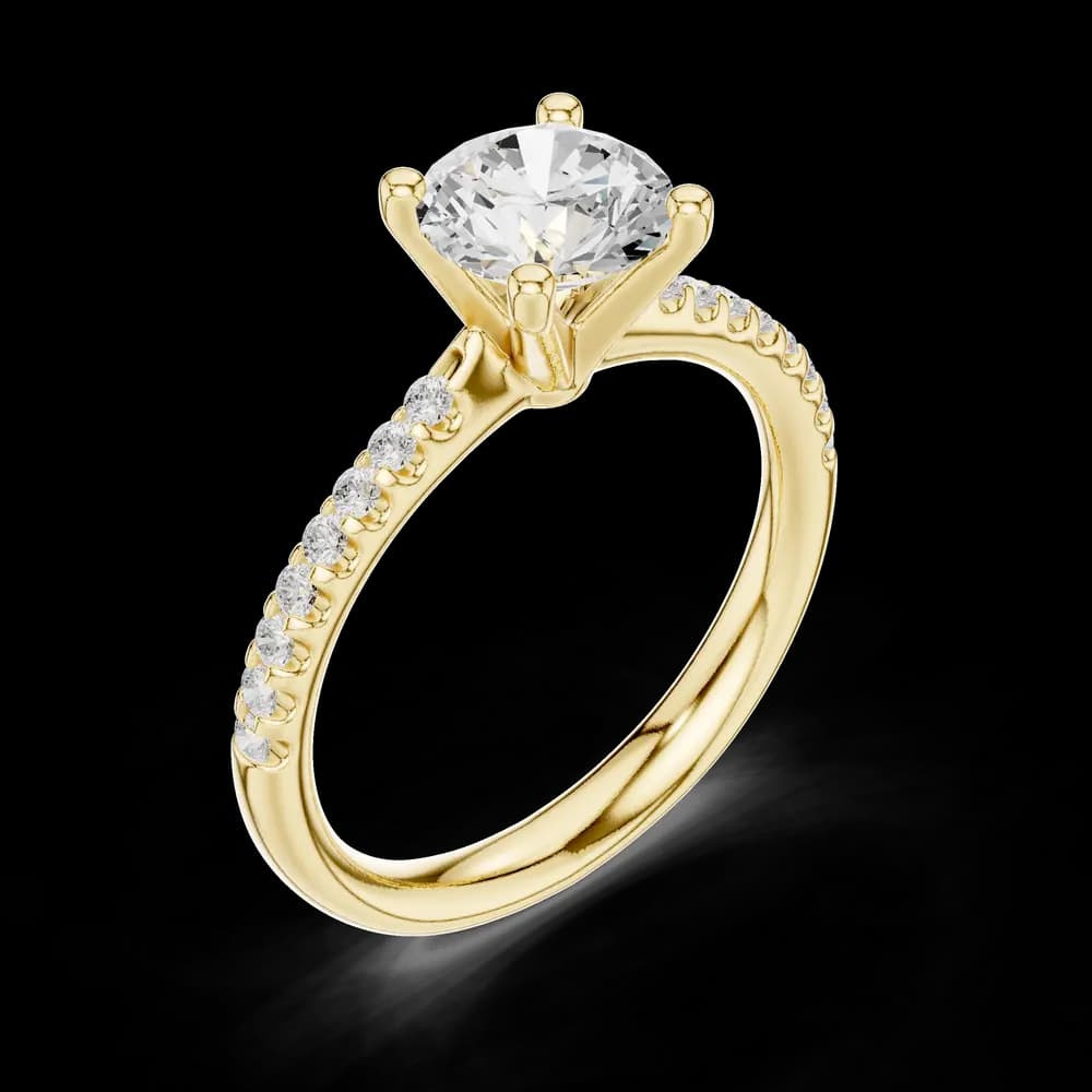 Flint Flare Lab Grown Diamond Ring - Image 5 Flint Flare Lab Grown Diamond Ring, view 5 of 6