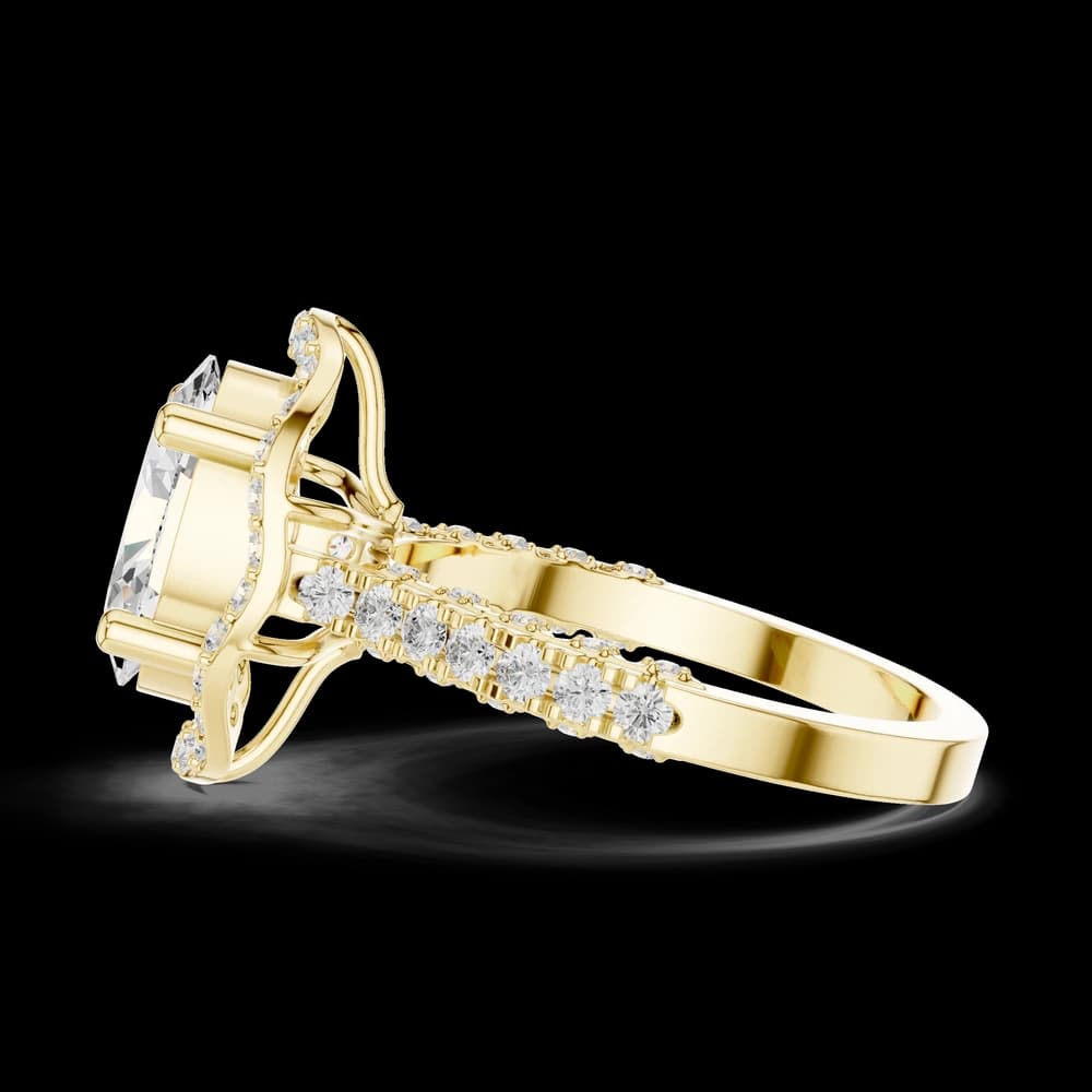 Floating Basket Lab Grown Diamond Ring - Image 6 Floating Basket Lab Grown Diamond Ring, view 6 of 6