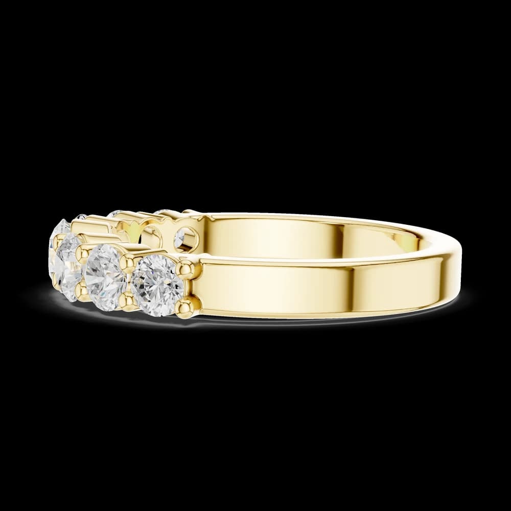 Classic Seven-Stone Round Eternity Band - Image 6 Classic Seven-Stone Round Eternity Band, view 6 of 6