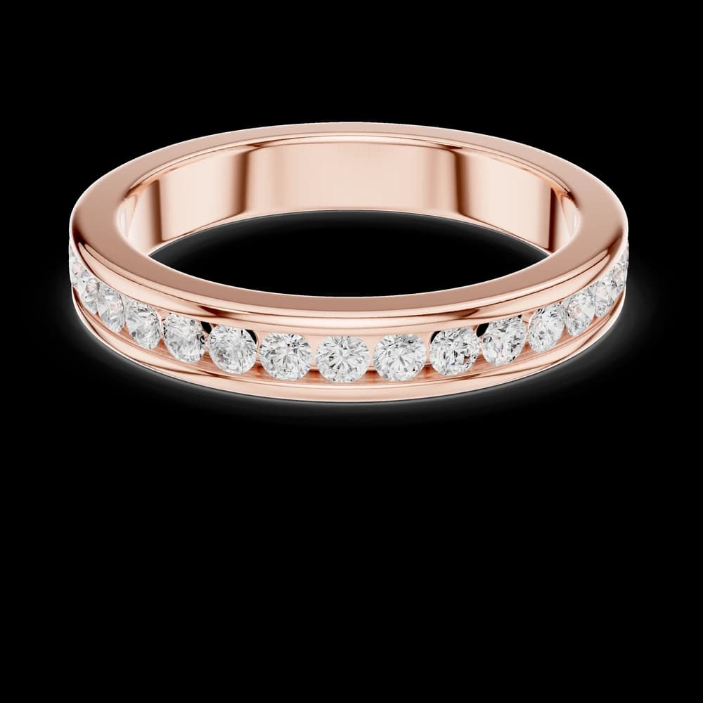 Classic Channel Set Round Diamond Eternity Band - Image 1 Classic Channel Set Round Diamond Eternity Band, view 1 of 6