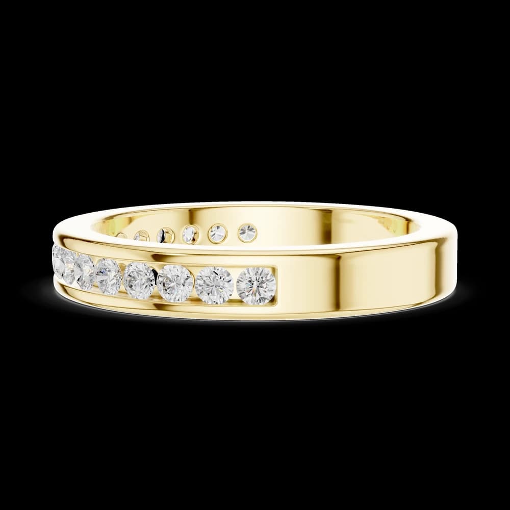 Classic Channel Set Round Diamond Eternity Band - Image 6 Classic Channel Set Round Diamond Eternity Band, view 6 of 6