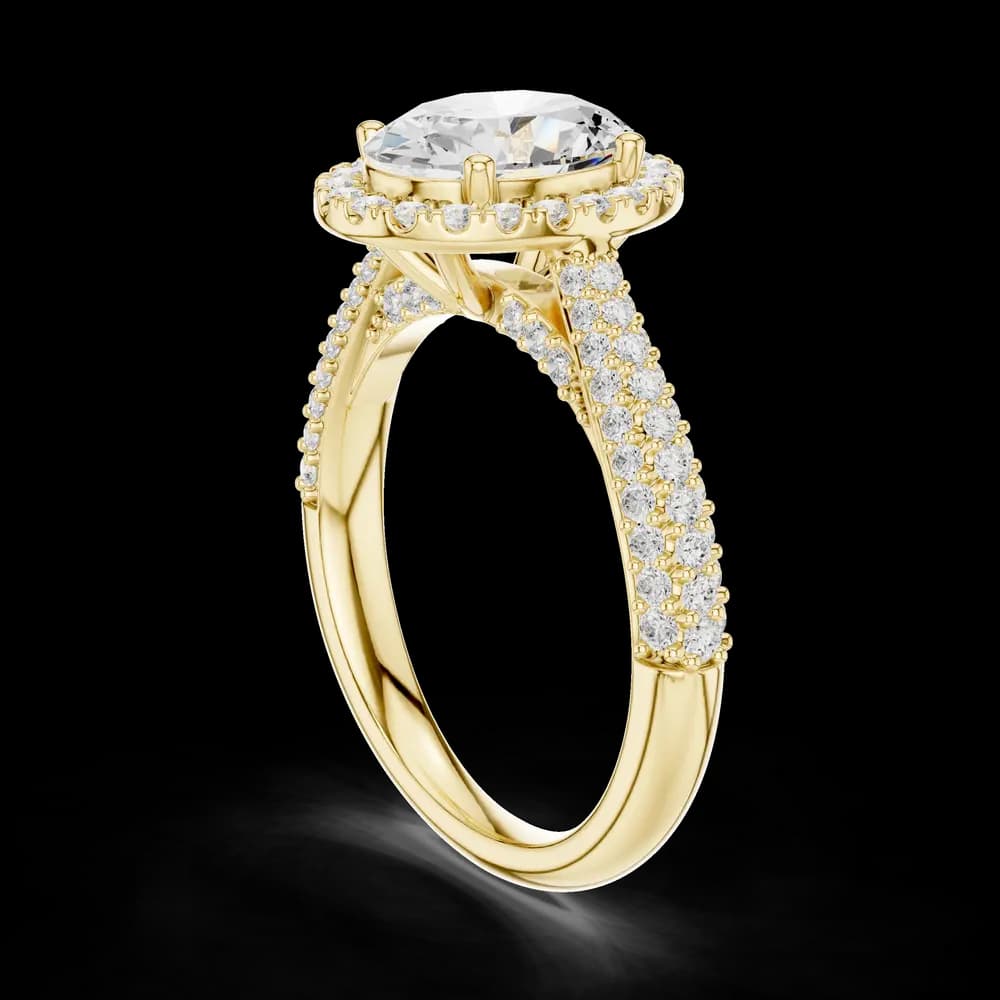 Fluid Curve Lab Grown Diamond Ring - Image 4 Fluid Curve Lab Grown Diamond Ring, view 4 of 6