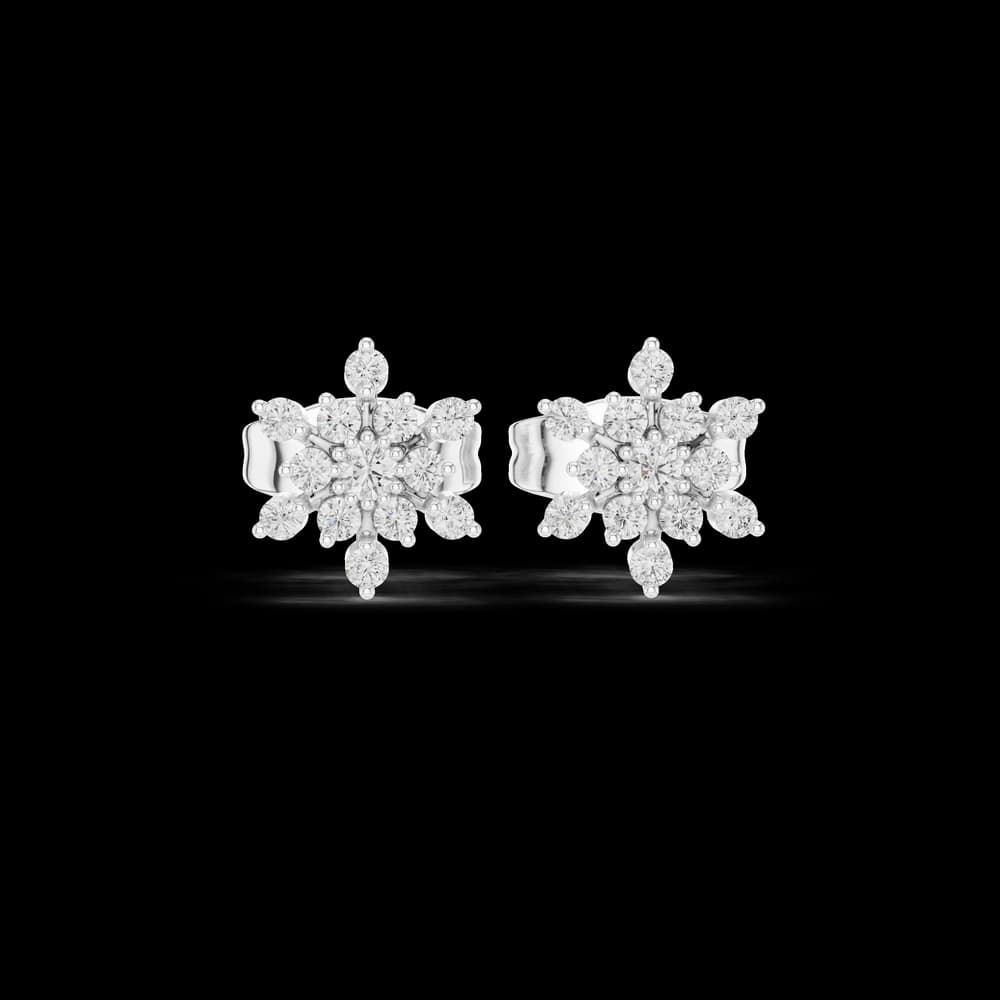 Fond Memory lab grown diamond earring design - Image 2 Fond Memory lab grown diamond earring design, view 2 of 6