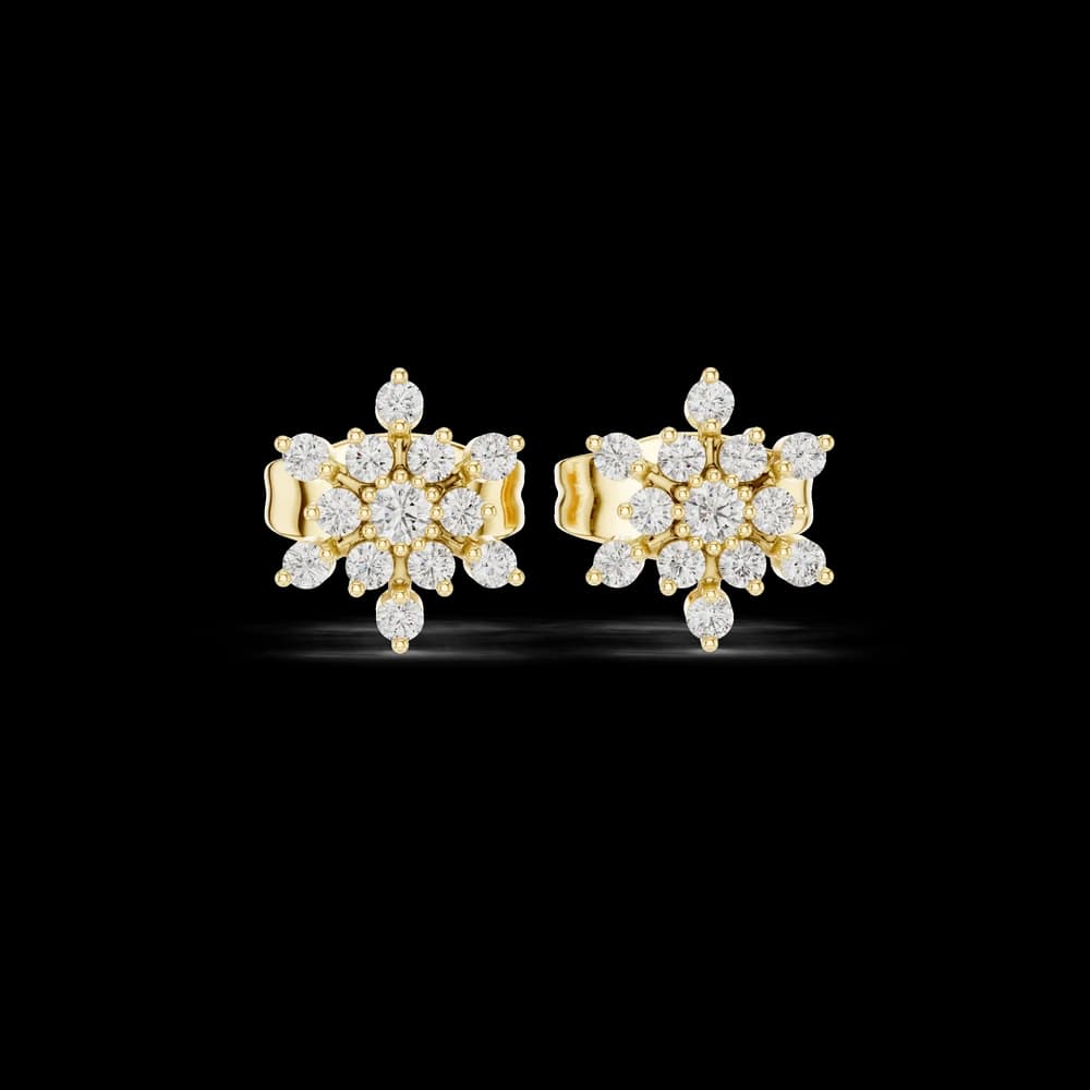 Fond Memory lab grown diamond earring design - Image 3 Fond Memory lab grown diamond earring design, view 3 of 6