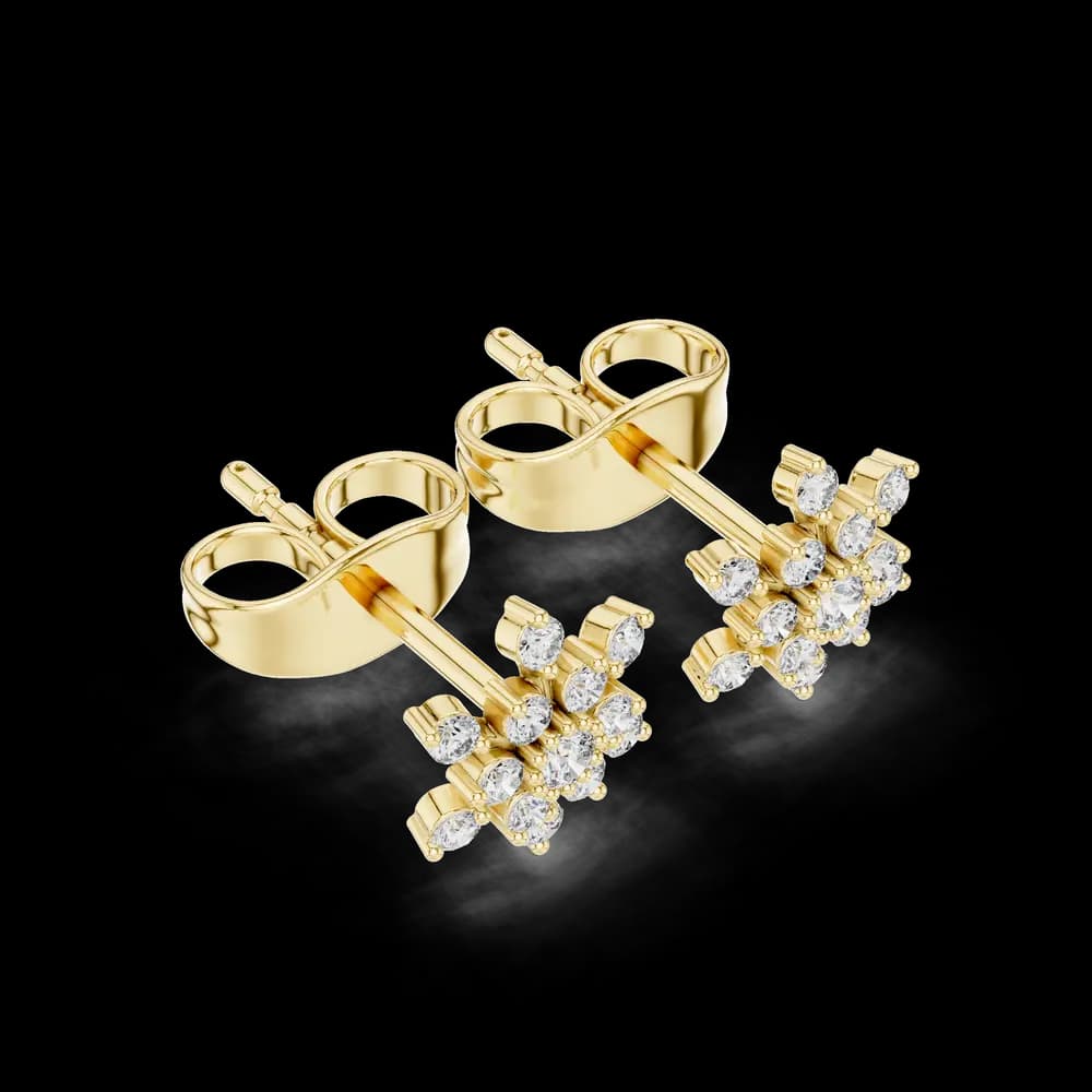 Fond Memory lab grown diamond earring design - Image 5 Fond Memory lab grown diamond earring design, view 5 of 6