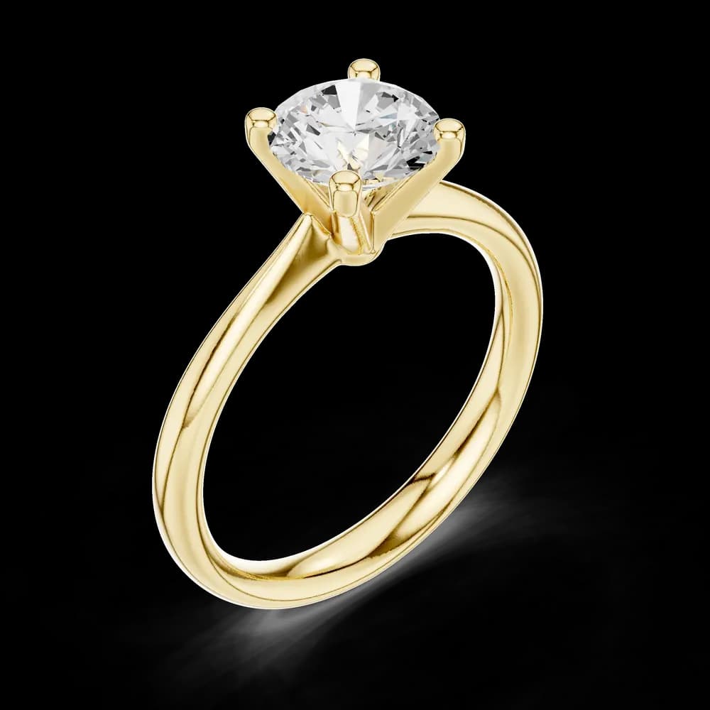 Forest Fawn Lab Grown Solitaire Diamond Ring - Image 5 Forest Fawn Lab Grown Solitaire Diamond Ring, view 5 of 6