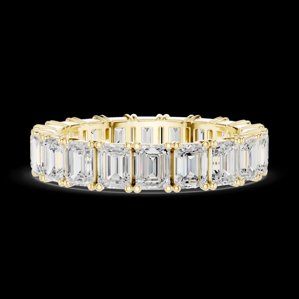 Emerald Cut Full Eternity Band - Image 6 Emerald Cut Full Eternity Band, view 6 of 6