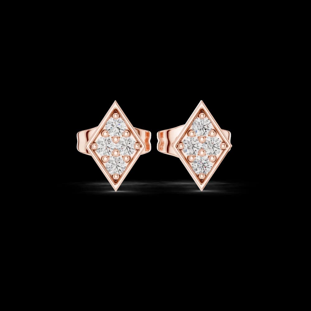 Free Bird lab grown diamond earring design - Image 1 Free Bird lab grown diamond earring design, view 1 of 6