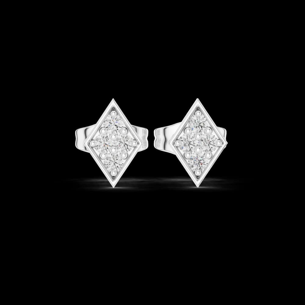 Free Bird lab grown diamond earring design - Image 2 Free Bird lab grown diamond earring design, view 2 of 6