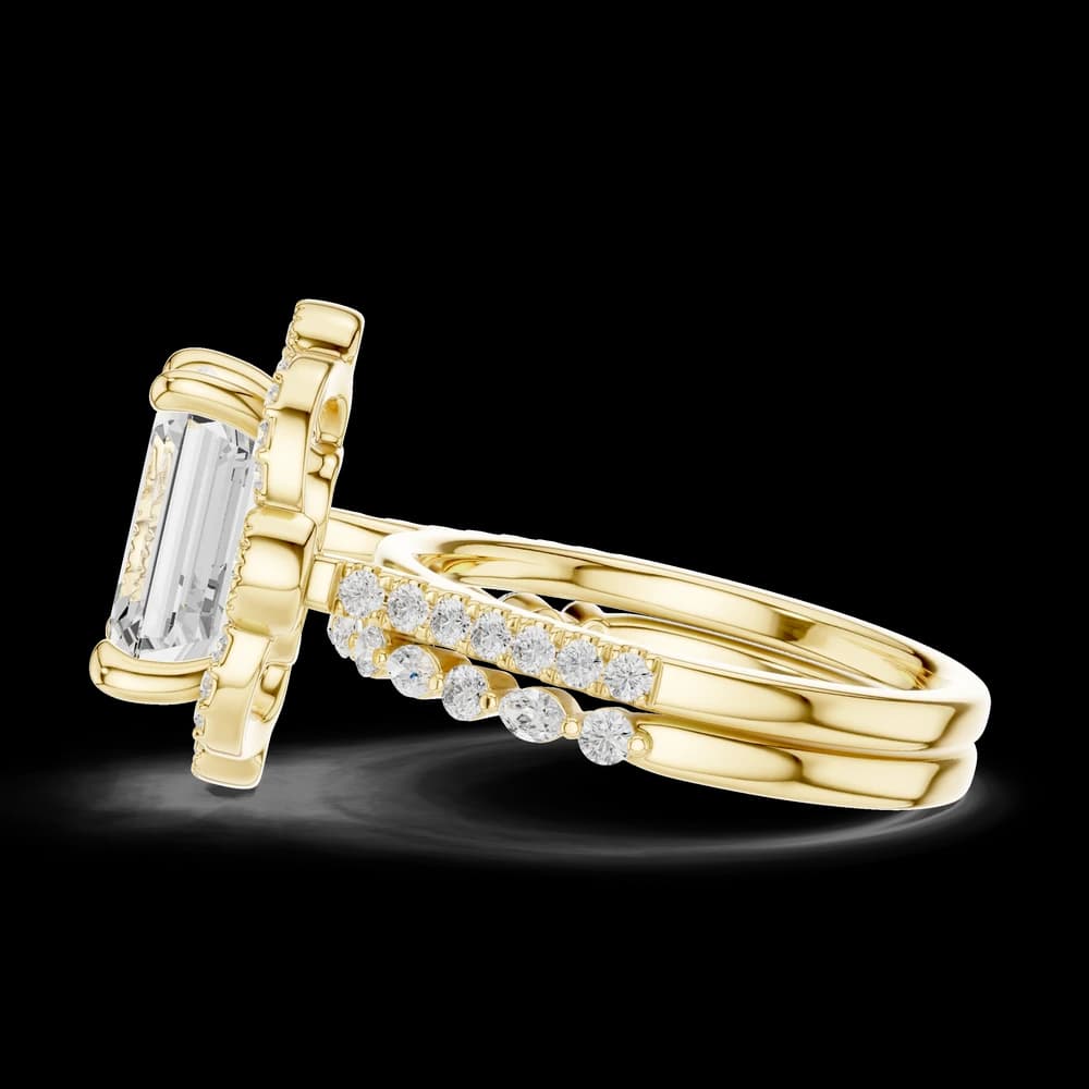 French Cut Lab Grown Diamond Ring - Image 6 French Cut Lab Grown Diamond Ring, view 6 of 6