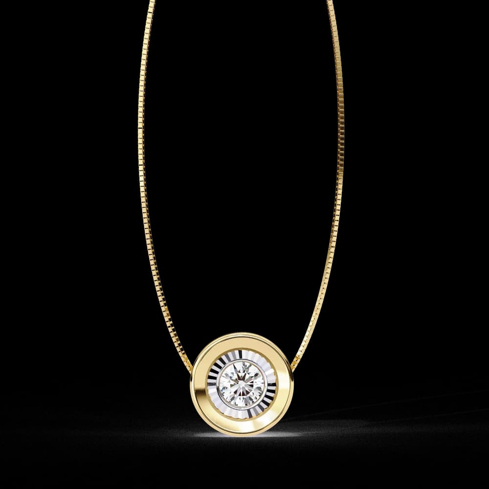 Gabriella Lab Grown Diamond Pendant - Image 14 Gabriella Lab Grown Diamond Pendant, view 14 of 22