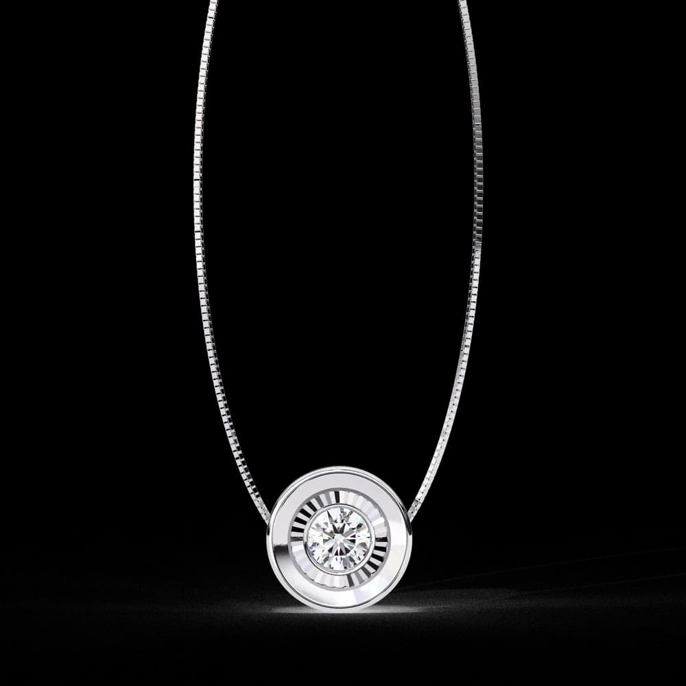 Gabriella Lab Grown Diamond Pendant - Image 2 Gabriella Lab Grown Diamond Pendant, view 2 of 22