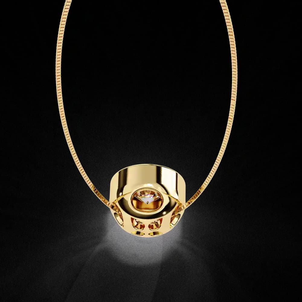 Gabriella Lab Grown Diamond Pendant - Image 22 Gabriella Lab Grown Diamond Pendant, view 22 of 22