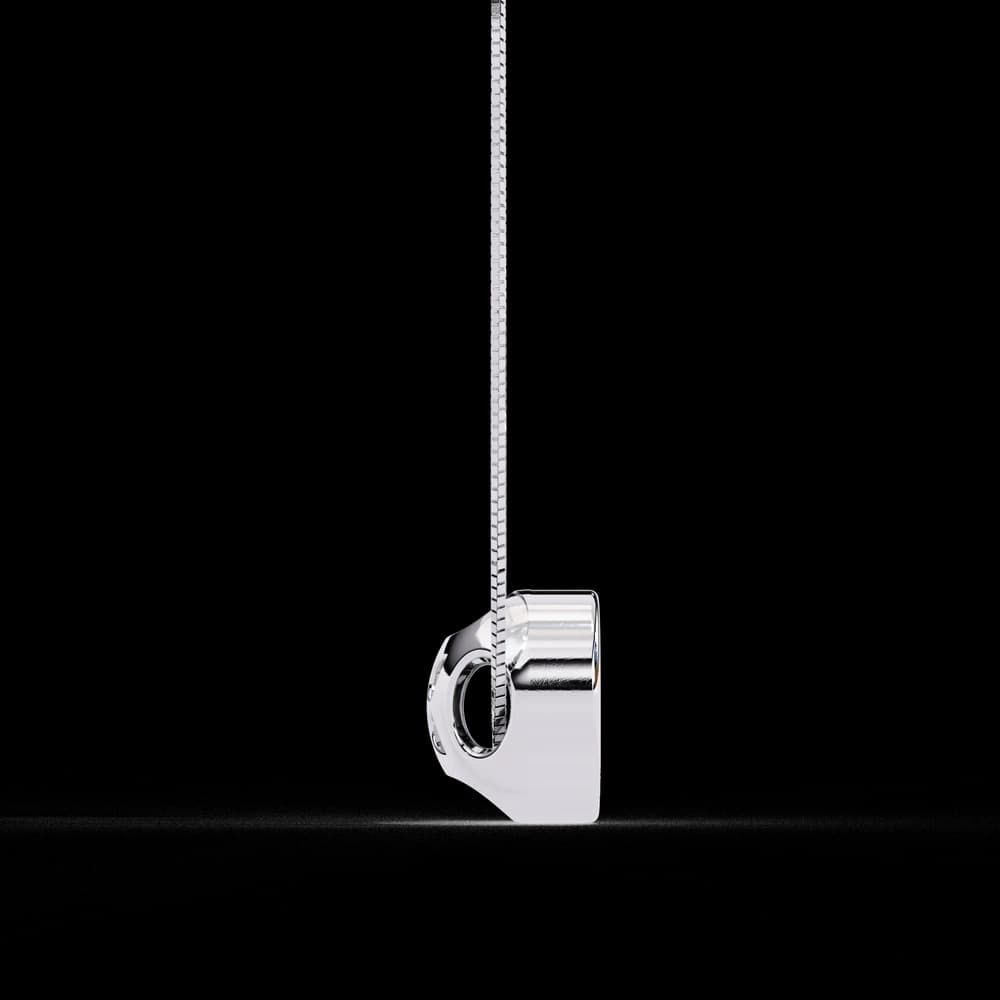 Gabriella Lab Grown Diamond Pendant - Image 8 Gabriella Lab Grown Diamond Pendant, view 8 of 22