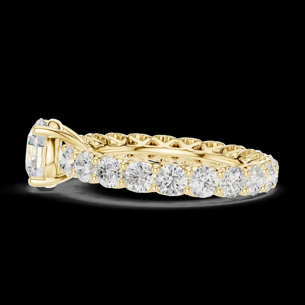 Gemma Hidden Accent Bridge Lab Grown Diamond Ring - Image 6 Gemma Hidden Accent Bridge Lab Grown Diamond Ring, view 6 of 6