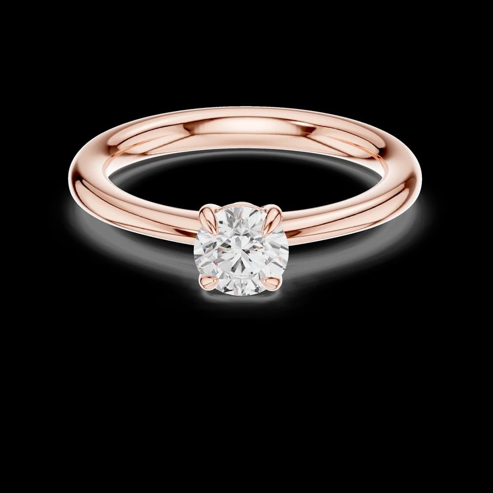 Gentle Glimmer Lab Grown Solitaire Diamond Ring - Image 1 Gentle Glimmer Lab Grown Solitaire Diamond Ring, view 1 of 6