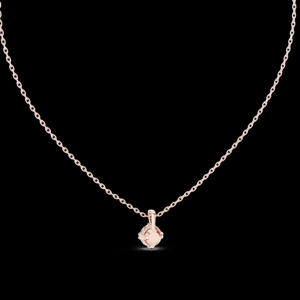 Gentle Smile lab grown diamond pendant - Image 1 Gentle Smile lab grown diamond pendant, view 1 of 6