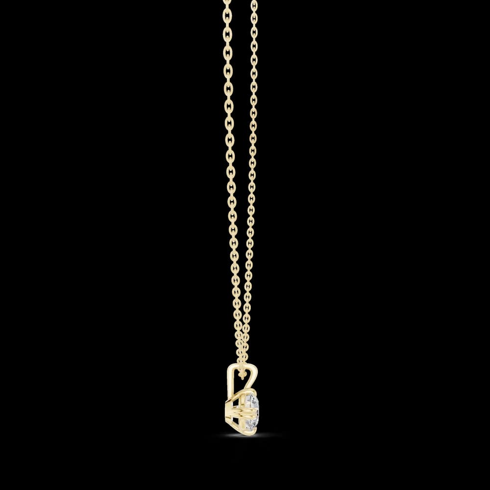 Gentle Smile lab grown diamond pendant - Image 6 Gentle Smile lab grown diamond pendant, view 6 of 6